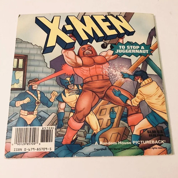 Vtg 1993 Random House Marvel X Men  To Stop A Juggernaut Comic Book - Picture 14 of 15